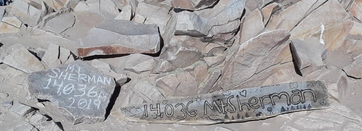 Mt Sherman Sign