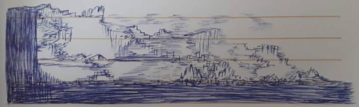 Landscape in Pen